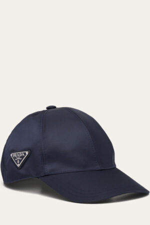 Prada Re-Nylon Baseball Cap Navy Blue