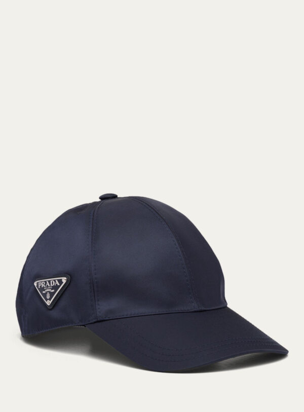 Prada Re-Nylon Baseball Cap Navy Blue