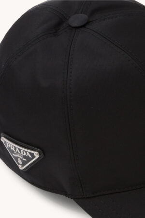 Prada Re-Nylon Baseball Cap Black