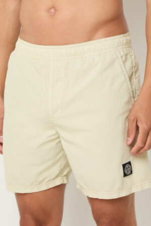 Stone Island Brushed Nylon Zwembroek Beige