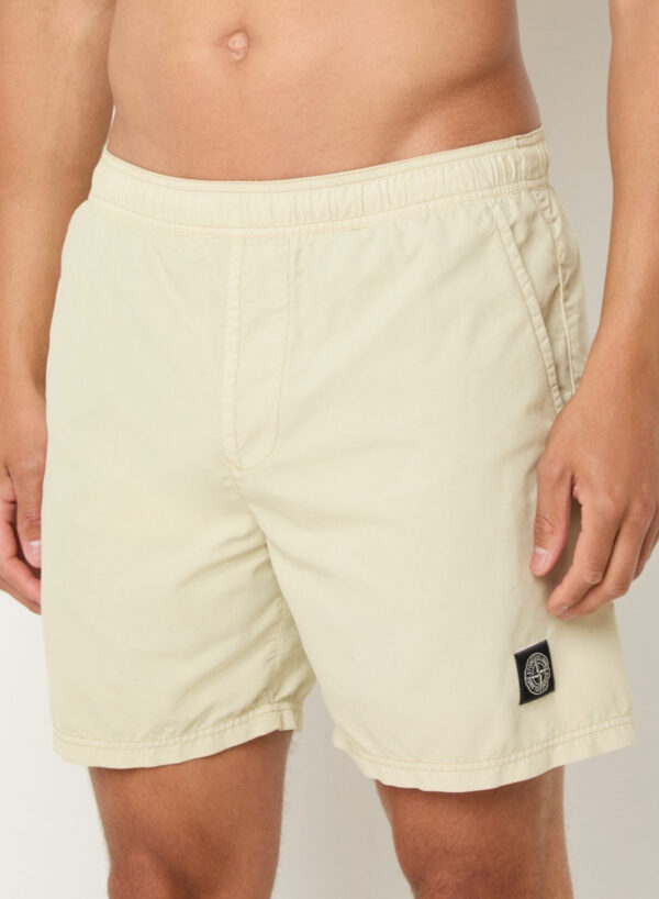 Stone Island Brushed Nylon Zwembroek Beige - Afbeelding 2