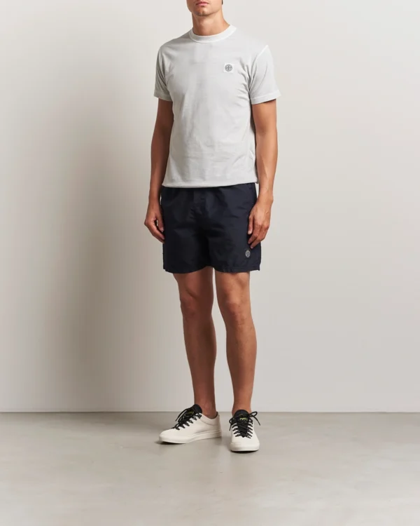 Stone Island Brushed Nylon Zwembroek Navy Blue - Afbeelding 5