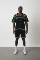 Casablanca Crochet Summer Set Black Green