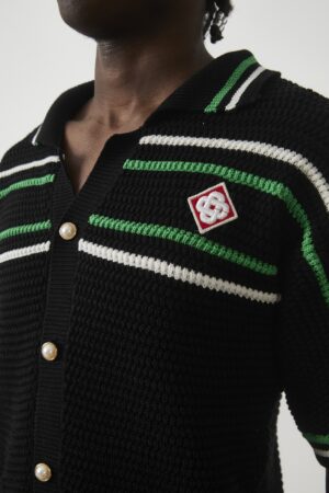 Casablanca Crochet Summer Set Black Green