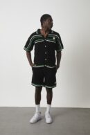 Casablanca Crochet Summer Set Black Green