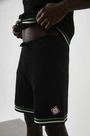 Casablanca Crochet Summer Set Black Green
