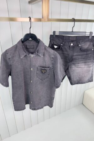 Prada Denim Summer Set Black