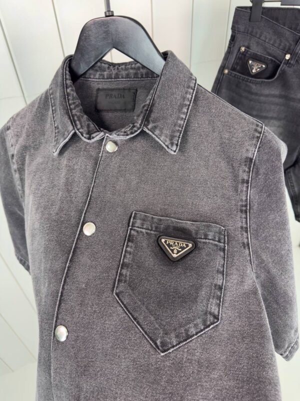 Prada Denim Summer Set Black - Afbeelding 6