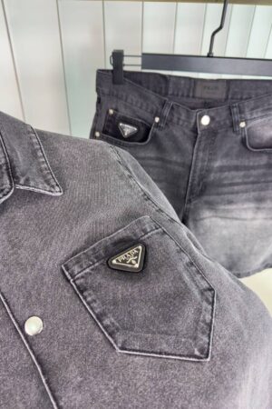 Prada Denim Summer Set Black