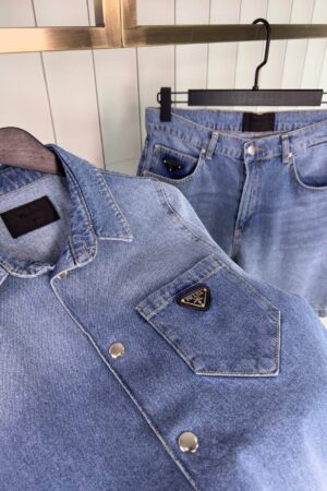 Prada Denim Summer Set Blue