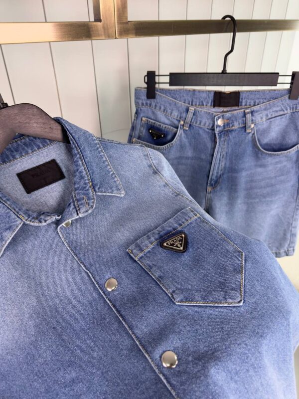Prada Denim Summer Set Blue - Afbeelding 2