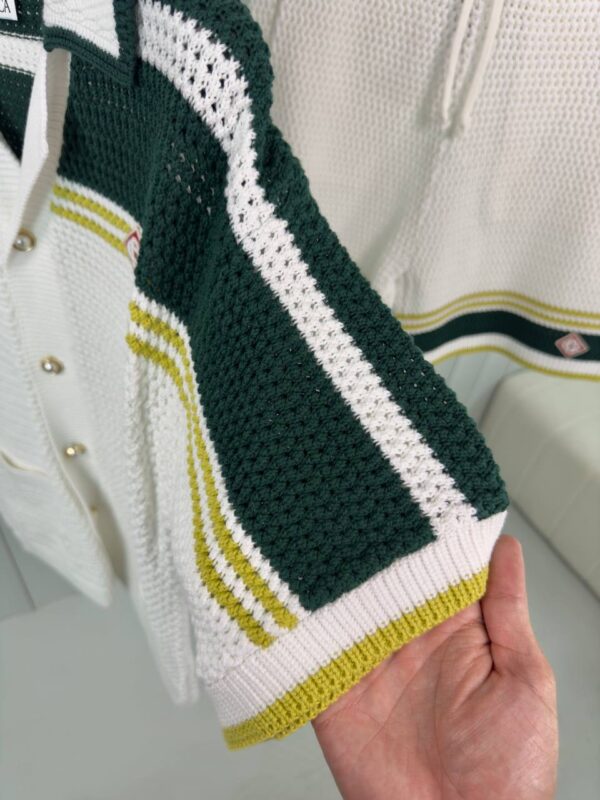 Casablanca Crochet Tennis Summer Set Green - Afbeelding 6