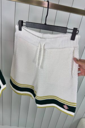 Casablanca Crochet Tennis Summer Set Green