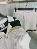 Casablanca Crochet Tennis Summer Set Green