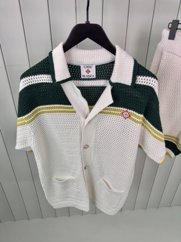 Casablanca Crochet Tennis Summer Set Green - Afbeelding 2