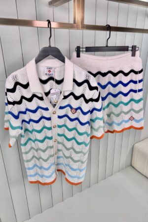 Casablanca Crochet Tennis Summer Set Multicolor