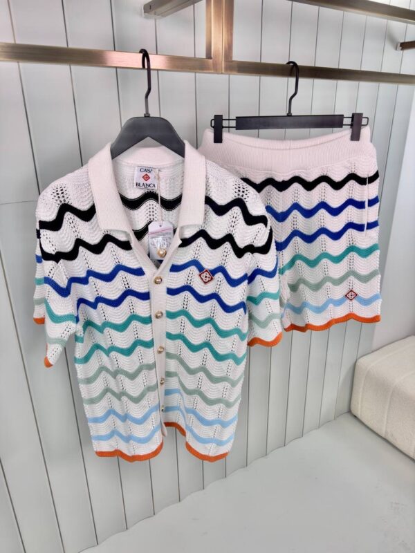 Casablanca Crochet Tennis Summer Set Multicolor