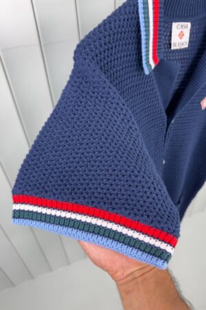 Casablanca Crochet Tennis Summer Set Navy