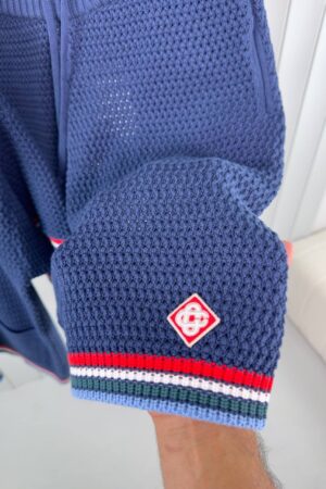 Casablanca Crochet Tennis Summer Set Navy