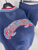 Casablanca Crochet Tennis Summer Set Navy