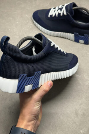 Hermes Bouncing Sneakers Navy Blue