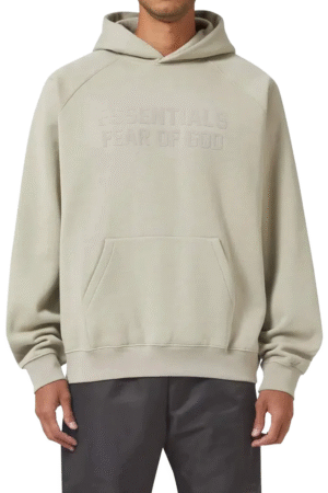 Essentials Fear Of God Hoodie Smoke