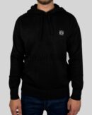 Loewe Embroidered Logo Knitted Hoodie Black