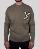 Louis Vuitton LV Intarsia Knitted Sweater Mink