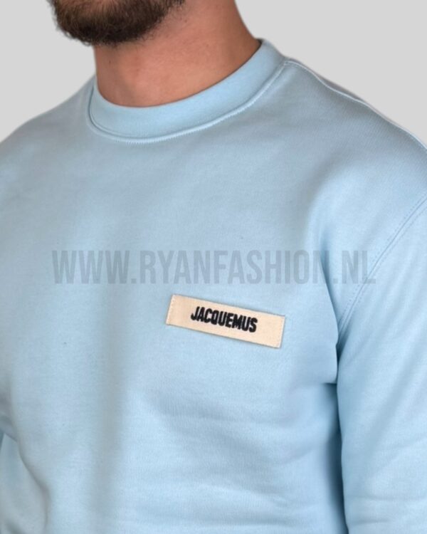 Jacquemus Gros Grain Sweater Light Blue - Afbeelding 3