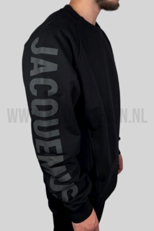 Jacquemus Le Typo Oversized Sweater Black