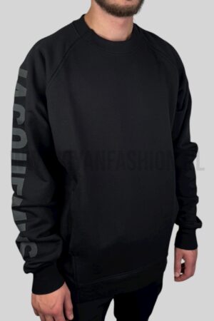 Jacquemus Le Typo Oversized Sweater Black