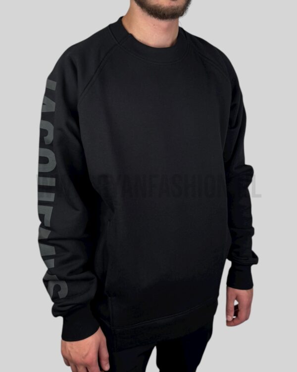 Jacquemus Le Typo Oversized Sweater Black