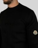 Moncler Classic Patch Knitted Sweater Black