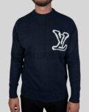 Louis Vuitton LV Intarsia Knitted Sweater Navy