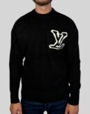 Louis Vuitton LV Intarsia Knitted Sweater Black