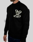 Louis Vuitton LV Intarsia Knitted Sweater Black