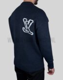 Louis Vuitton LV Intarsia Knitted Sweater Navy
