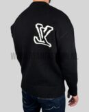 Louis Vuitton LV Intarsia Knitted Sweater Black