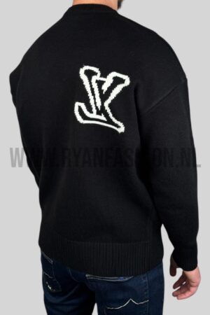 Louis Vuitton LV Intarsia Knitted Sweater Black