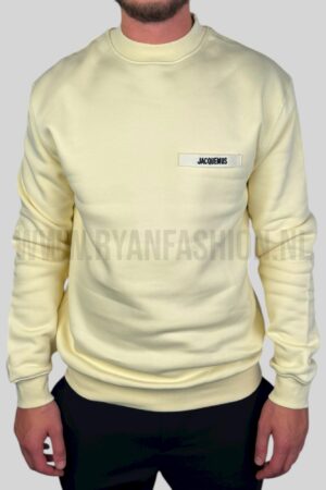 Jacquemus Gros Grain Sweater Butter Yellow