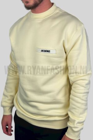 Jacquemus Gros Grain Sweater Butter Yellow