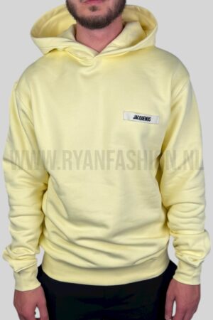 Jacquemus Gros Grain Hoodie Butter Yellow