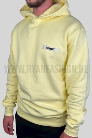Jacquemus Gros Grain Hoodie Butter Yellow