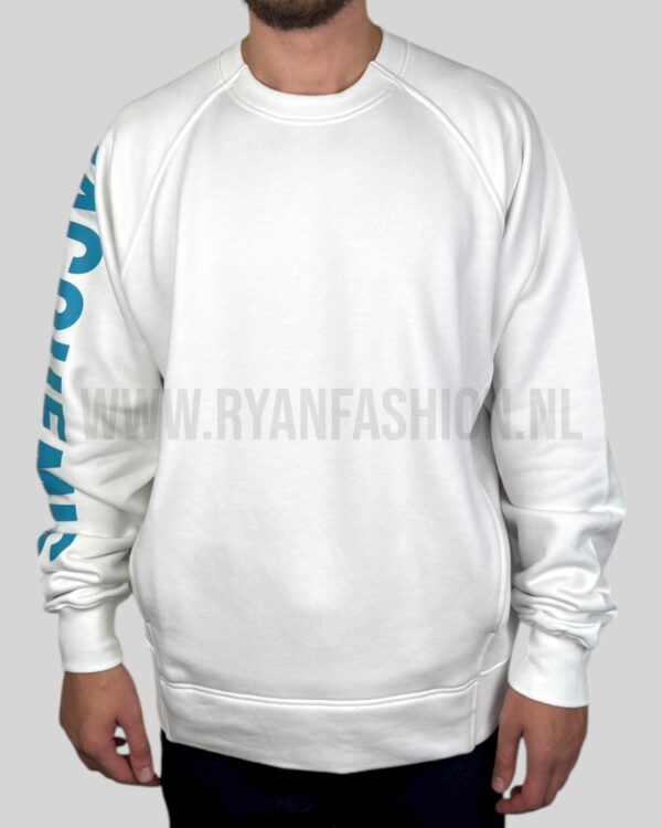 Jacquemus Le Typo Oversized Sweater White - Afbeelding 3