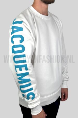 Jacquemus Le Typo Oversized Sweater White