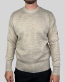 Moncler Classic Patch Knitted Sweater Beige