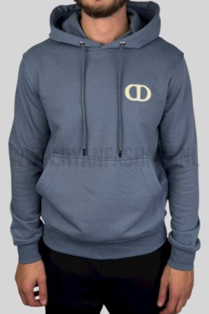 Dior CD Icon Hoodie Pale Blue