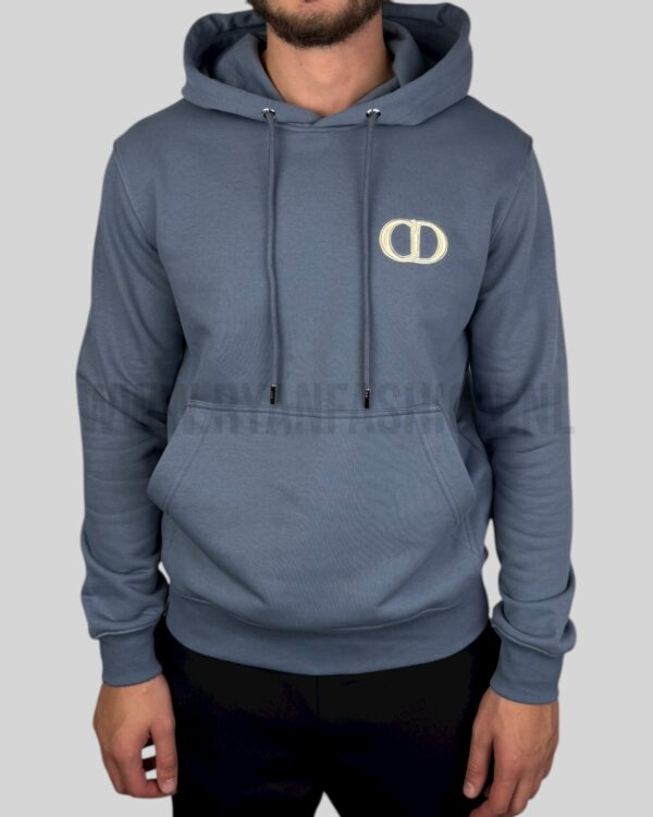 Dior CD Icon Hoodie Pale Blue