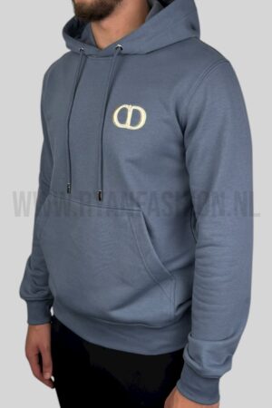 Dior CD Icon Hoodie Pale Blue