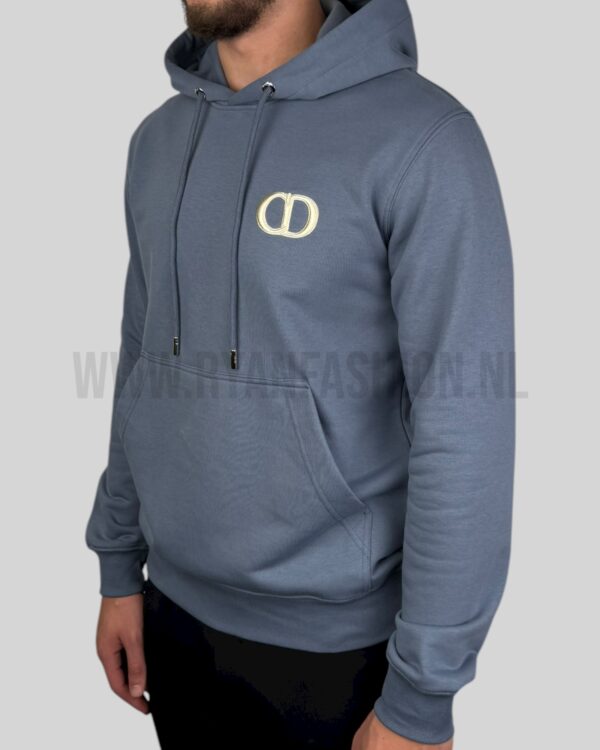 Dior CD Icon Hoodie Pale Blue - Afbeelding 2